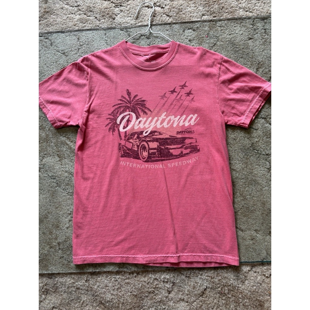 NASCAR Daytona International Speedway Shirt Mens Medium M Sun Faded